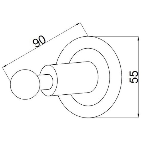 Купить купить крючок, boheme murano, хром, шоколад арт. 10906-ch-cr
