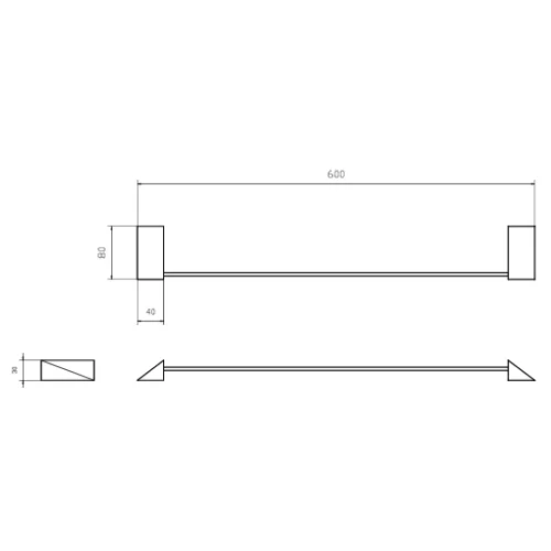 Купить купить полотенцедержатель, boheme new venturo, хром арт. 10312-cr
