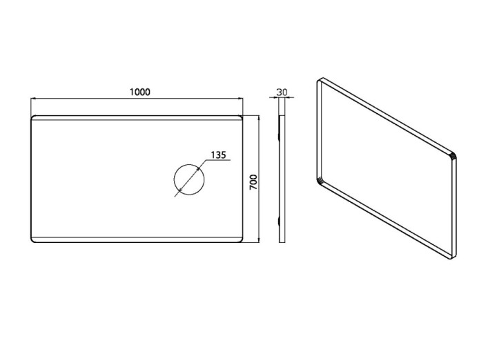 Купить купить зеркало с подсветкой с сенсорным выключателем, armadi art vallessi, алюминий, стекло арт. 541/2