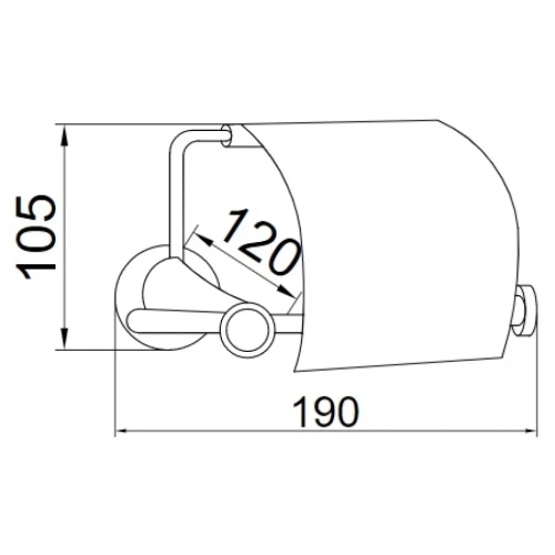 Купить купить держатель туалетной бумаги с крышкой, boheme puro, хром арт. 10701