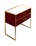 Купить купить тумба под раковину, armadi art monaco, бордо, золото арт. 866-100-rg