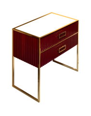 Тумба под раковину, Armadi Art Monaco, бордо, золото арт. 866-100-RG