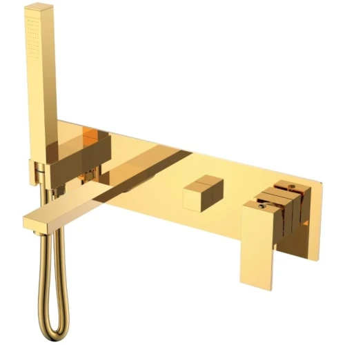 Купить купить смеситель для ванны, boheme qubic, золото арт. 474-2-g