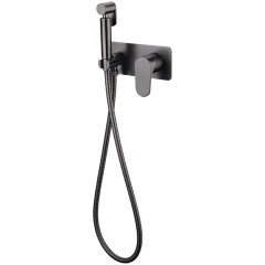 Гигиенический душ со смесителем, Boheme Spectre, оружейная сталь арт. 457-GM