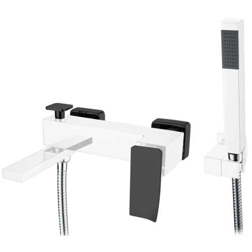 Купить купить смеситель для ванны, boheme q, хром, черный арт. 143-crb.2