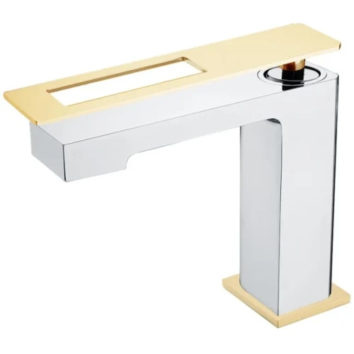 Купить купить смеситель для раковины, boheme q, хром, золото арт. 141-crg