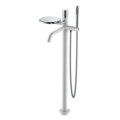 Смеситель для ванны, Boheme Stick, белый, хром арт. 129-WCR