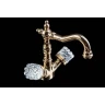 Купить купить смеситель для раковины, boheme crystal, золото арт. 292-crst
