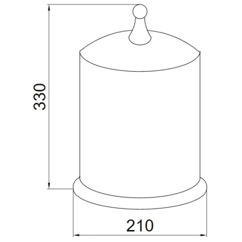 Купить купить ведро для мусора, boheme imperiale, золото арт. 10408