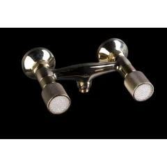 Смеситель для душа, Boheme Royal Cristal, золото арт. 294-Royal/CRST black