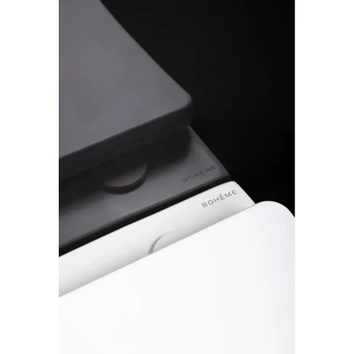 Купить купить унитаз биде подвесной с сиденьем микролифт, boheme fiore, белый арт. 978-set-2-mw