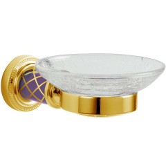 Мыльница, Boheme Murano, золото, фиолетовый арт. 10903-V-G