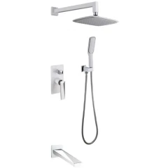 Душевая система, Boheme Venturo, белый, хром арт. 374-W-2