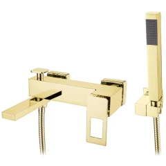 Смеситель для ванны, Boheme Q, золото арт. 143-GG