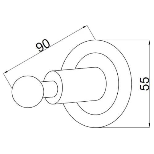 Купить купить крючок, boheme murano cristal, бронза арт. 10906-crst-br