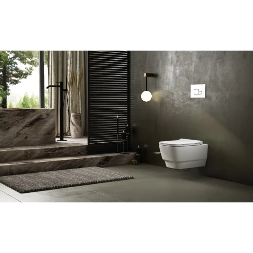 Купить купить унитаз биде подвесной без сиденья, boheme bello, белый арт. 971-2-w